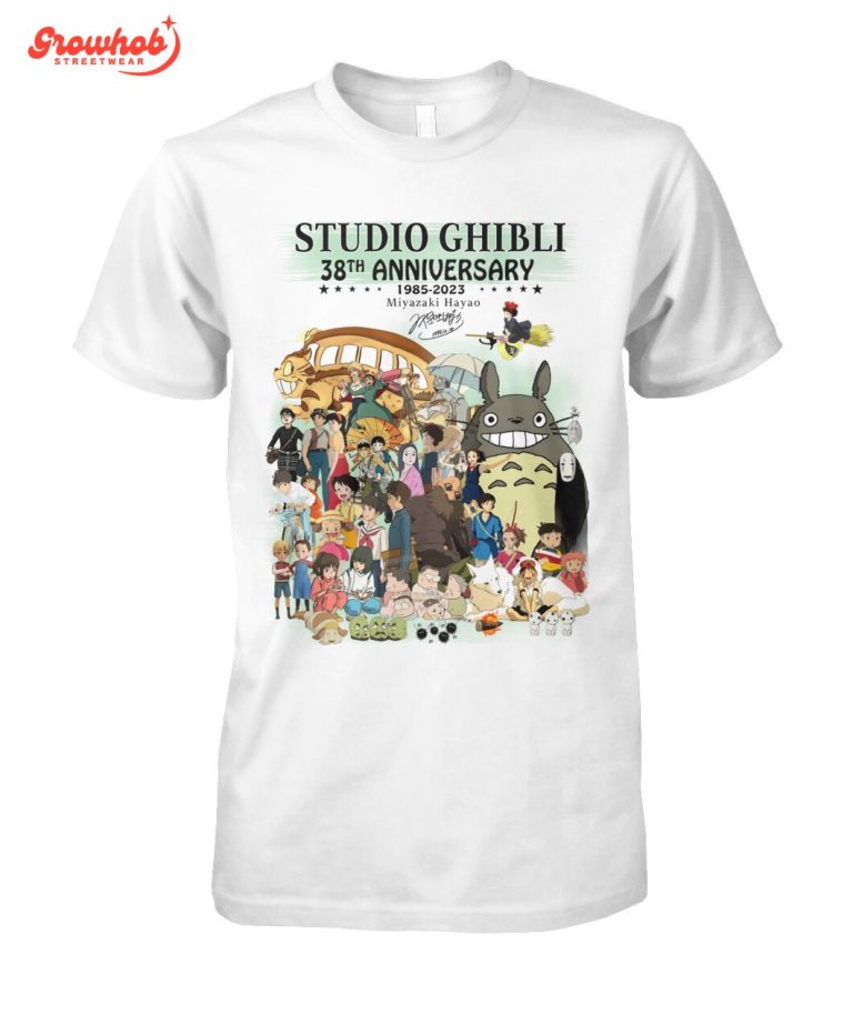 Studio Ghibli 38th Anniversary Miyazaki Hayao T-Shirt