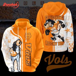 Tennessee Volunteers Go Big Orange Rocky Top Hoodie T-Shirt