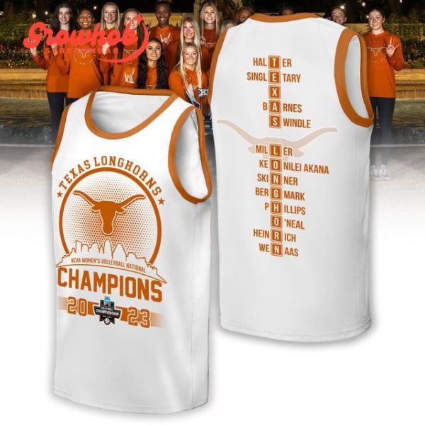 Texas Longhorns NCAA Women’s Volleyball National Champions 2023 Hoodie Shirts White