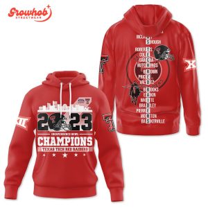 Texas Tech Red Raiders Black Version 2023 Independence Bowl Champions Hoodie Shirts