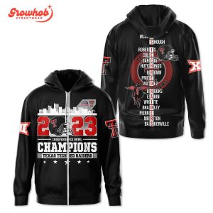 Texas Tech Red Raiders Black Version 2023 Independence Bowl Champions Hoodie Shirts