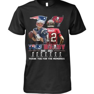 Tom Brady New England Patriots Tampa Bay Buccaneers Star T-Shirt