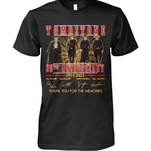 Tombstone 30th Anniversary Thank You For The Memories T-Shirt