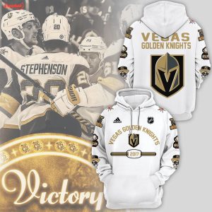 Vegas Golden Knights Hockey Victory White Version Hoodie Shirts