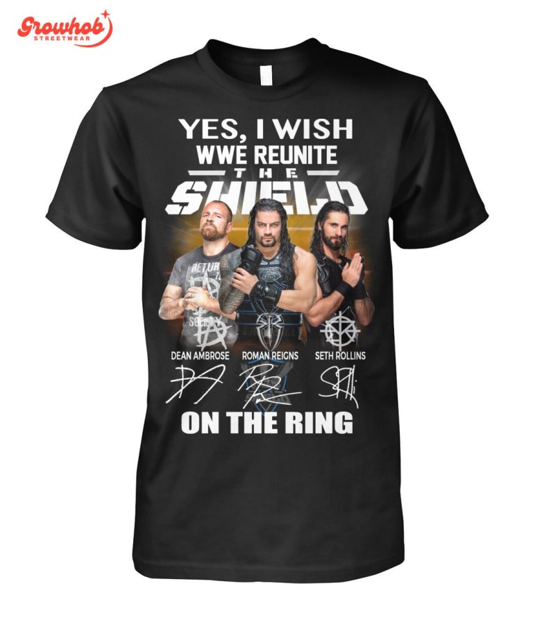 WWE The Shield dean Ambrose Roman Reigns Seth Rollins T-Shirt