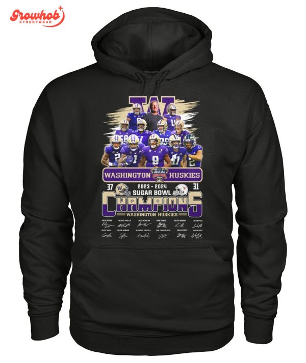 2023-2024 Washington Huskies Sugar Bowl Champions T-Shirt