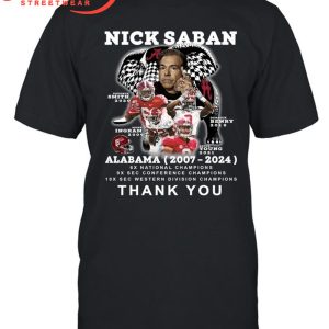 Alabama Crimson Tide Nick Saban Coach Fan T-Shirt