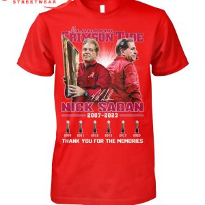 Alabama Crimson Tide Nick Saban The Coach T-Shirt