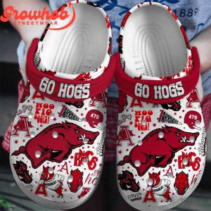 Arkansas Razorbacks Go Hogs Pig Fan Crocs Clogs