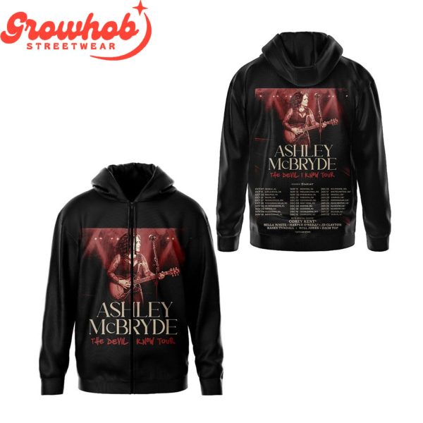 Asley McBryde The Devil Know Tour 2024 Schedule Fan Hoodie Shirts