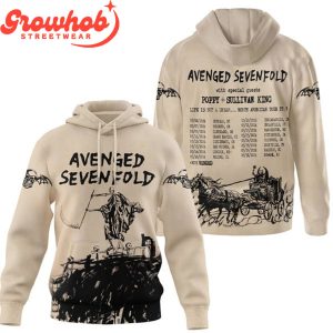 Avenged Sevenfold 2024 Tour Schedule Hoodie Shirts