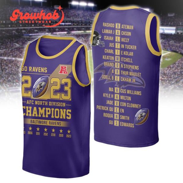 Baltimore Ravens 2023 AFC Champions Go Ravens Hoodie Shirts Purple
