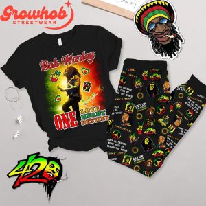 Bob Marley Reggae Polyester Pajamas Set