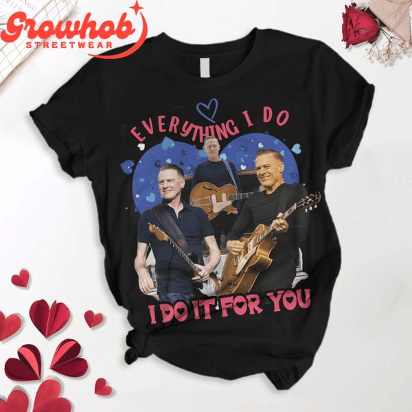 Bryan Adams Love Valentine Fleece Pajamas Set