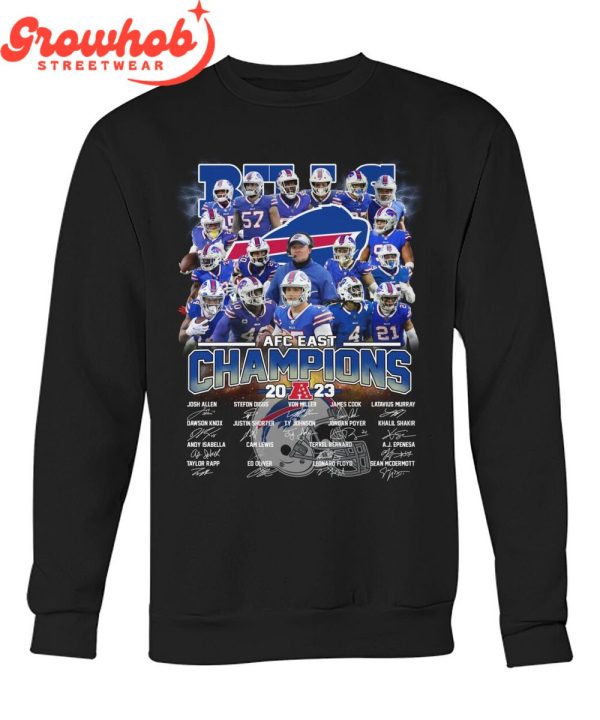 Buffalo Bills AFC East Champions 2023 Fan T-Shirt