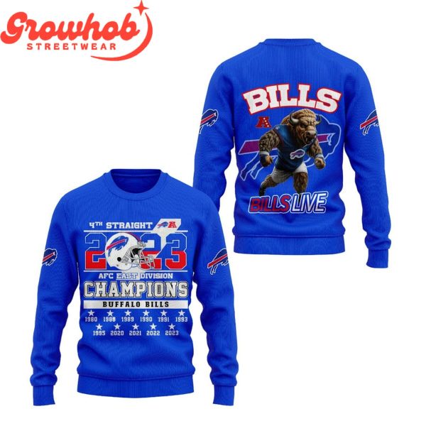 Buffalo Bills AFC East Division Champs 2023 Bills Live Hoodie Shirts