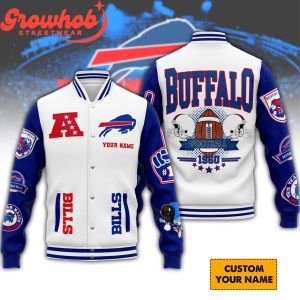 Buffalo Bills Football 1960 Fan Personalized Baseball Jacket