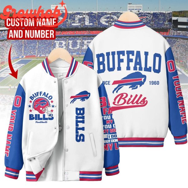 Buffalo Bills Football Fan Love 1960 Baseball Jacket