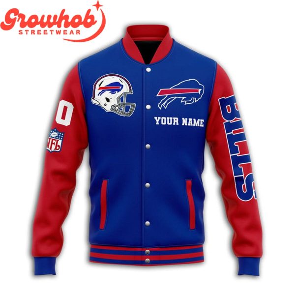 Buffalo Bills Football FanRed Version Personalized Baseball Jacket