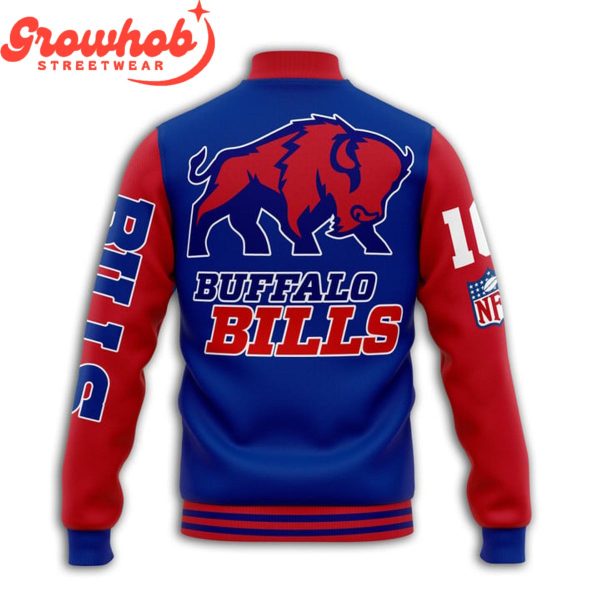 Buffalo Bills Football FanRed Version Personalized Baseball Jacket