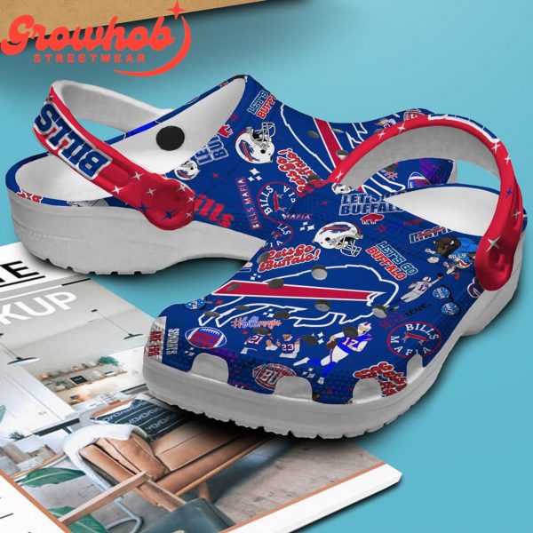 Buffalo Bills Let’s Go Buffalo Blue Crocs Clogs