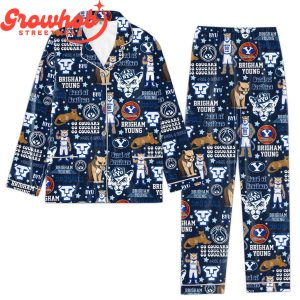 BYU Cougars Brigham Young Polyester Pajamas Set