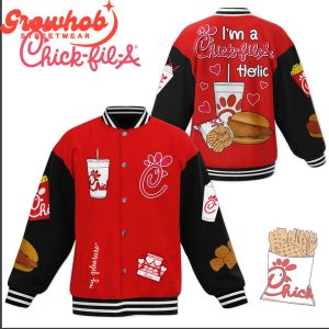 Chick-fil-A Fan Food Lover Personalized Baseball Jersey