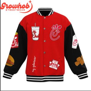 Chick-fil-A Fan Food Lover Baseball Jacket