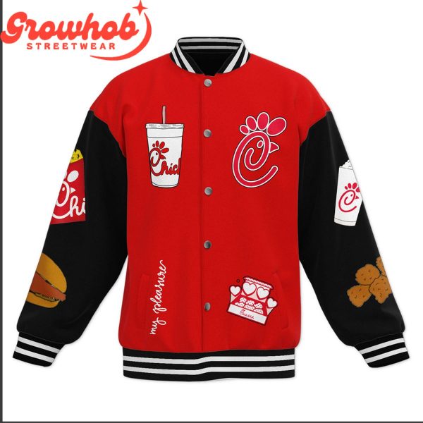 Chick-fil-A Fan Food Lover Baseball Jacket