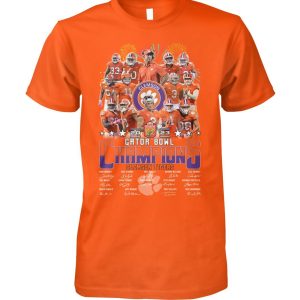 Clemson Tigers Gator Bowl Champions 2023 Celebration T-Shirt