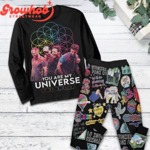 Coldplay My Universe Valentine Fleece Pajamas Set