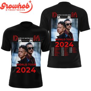 Depeche Mode World Tour 2024 Schedule Fan Hoodie Shirt