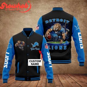 Detroit Lions Champs Love Fan Personalized Baseball Jacket