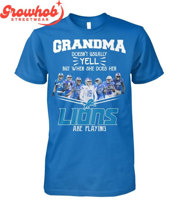 Detroit Lions Fan Love When Lions Plays T-Shirt