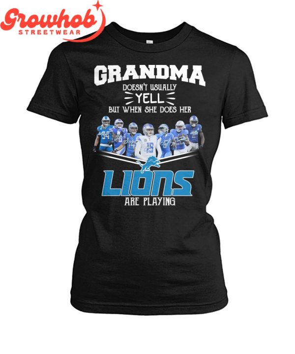 Detroit Lions Fan Love When Lions Plays T-Shirt