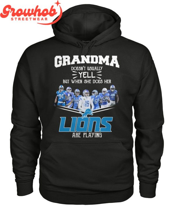 Detroit Lions Fan Love When Lions Plays T-Shirt