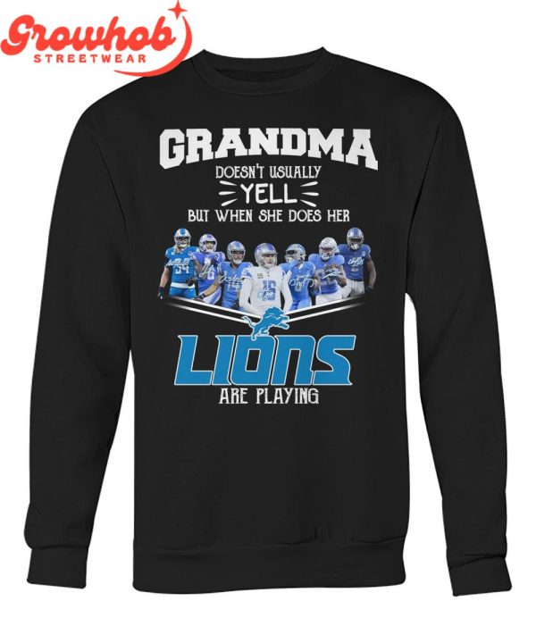 Detroit Lions Fan Love When Lions Plays T-Shirt