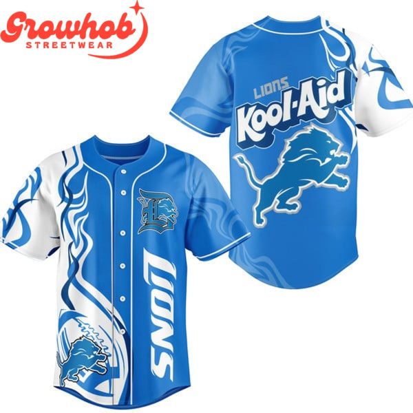 Detroit Lions Kool-Aid Fan Baseball Jersey