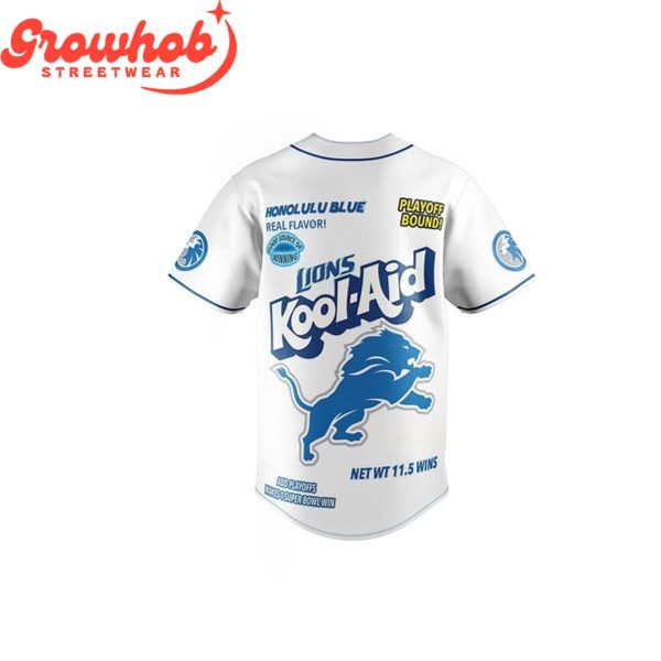 Detroit Lions Kool-Aid Playoff Bound Fan Baseball Jersey