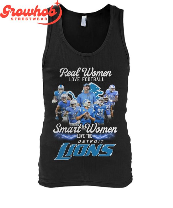 Detroit Lions Smart Women Love Lions T-Shirt