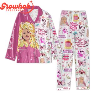 Dolly Parton Here You Come Again Valentine Polyester Pajamas Set