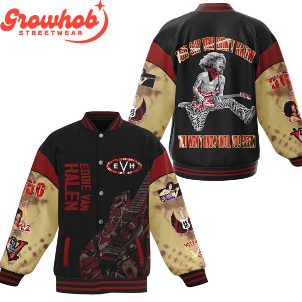 Eddie Van Halen Until You Begin Baseball Jacket