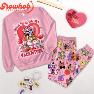 Five Night At Freddy’s Valentine Polyester Pajamas Set
