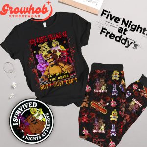 Five Night At Freddy’s Valentine Fleece Pajamas Set