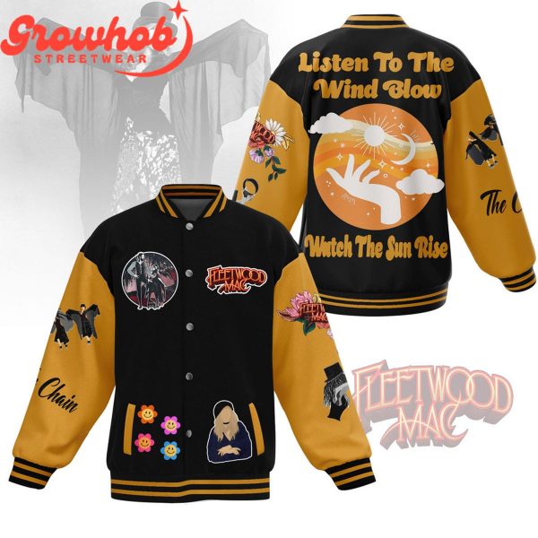 Fleetwood Mac Listen To Wind Blow Baseball Jacket