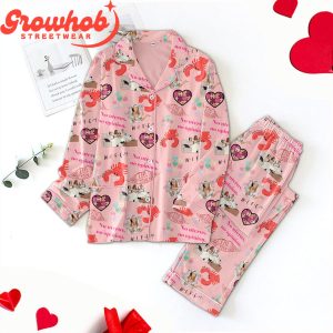Friend Rachel Wifey Valentine Polyester Pajamas Set