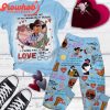 George Strait Valentine A True Love Fleece Pajamas Set
