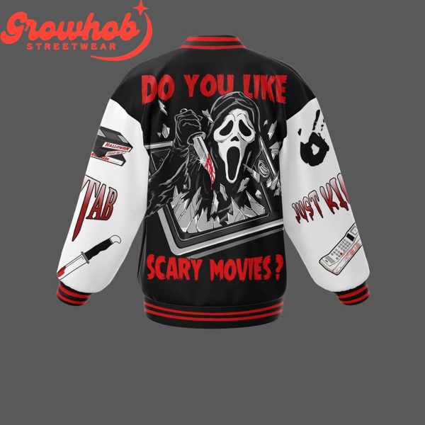 Ghostface Scream Do You Like Scary Movies Baseball Jacket