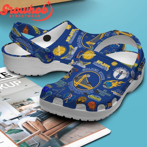 Golden State Warriors Fan Crocs Clogs Blue Version