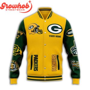 Green Bay Packers Football 1919 Fan Personalized Baseball Jacket